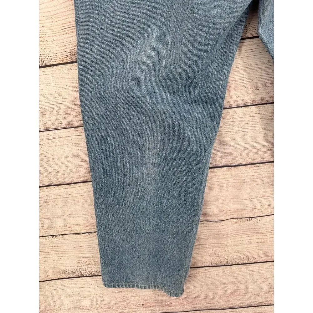 Vintage Y2K Levi's‎ Relaxed Straight Fit Jeans Men's Size 42x32 Blue Light Wash
